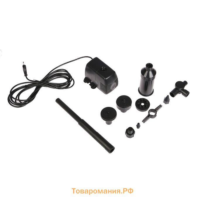 Фонтан садовый HJ-1543, 28 Вт, h=2 м, 1400 л/ч, кабель 5 м