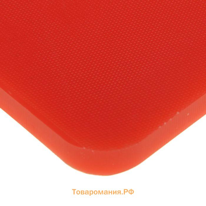 Доска профессиональная разделочная Hanna Knövell, 60×40×1.8 см, красная