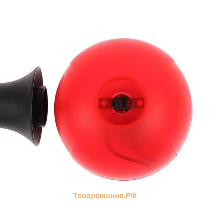 Садовый светильник на солнечной батарее «Тюльпан», 6×47×6 см, 1 LED, свечение белое