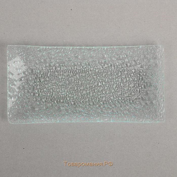 Блюдо сервировочное  «Акцент», 15.5×10.5 см, стекло