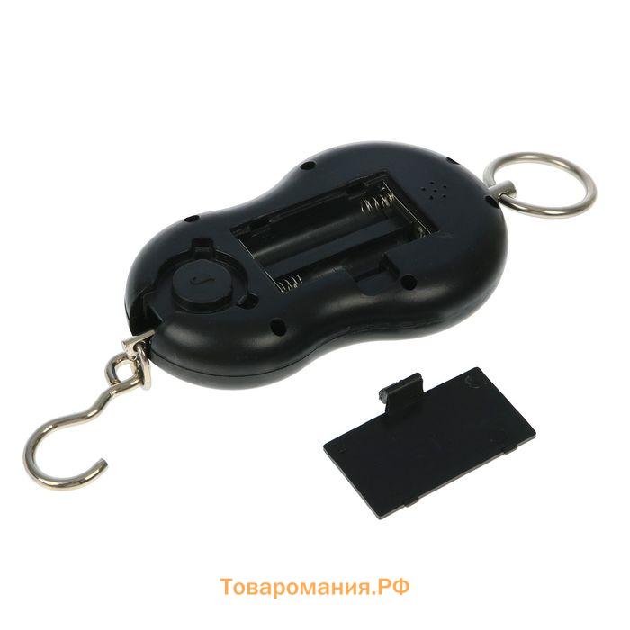 Весы-безмен LV-402, электронные, до 50 кг, точность до 10 г, с подсветкой, МИКС