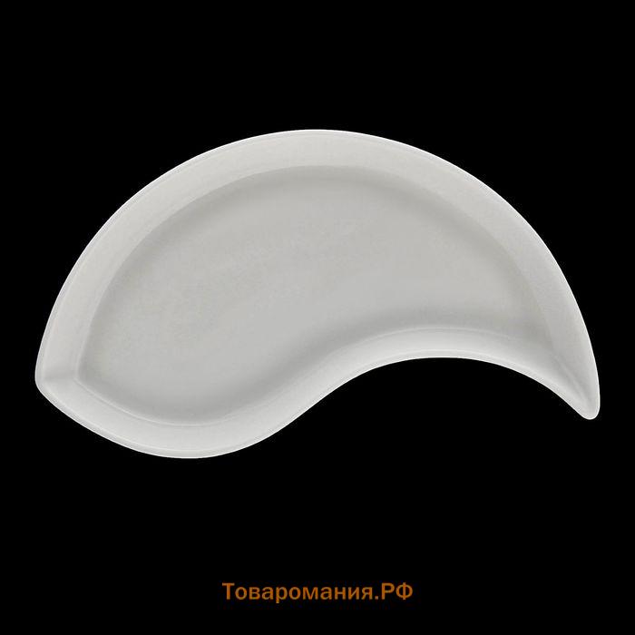 Блюдо Wilmax, 23×12 см, фарфор, белое