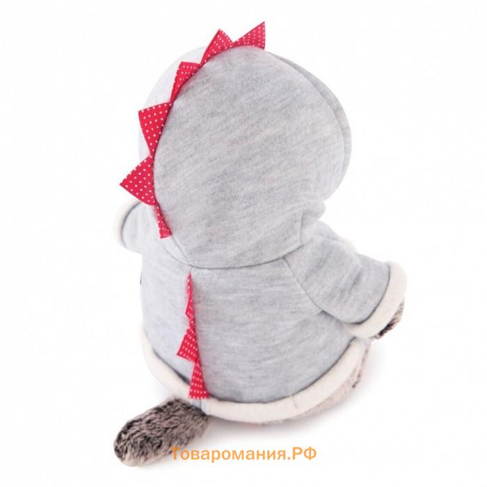 Мягкая игрушка «Кот Басик», в толстовке дракончик, 19 см, МИКС