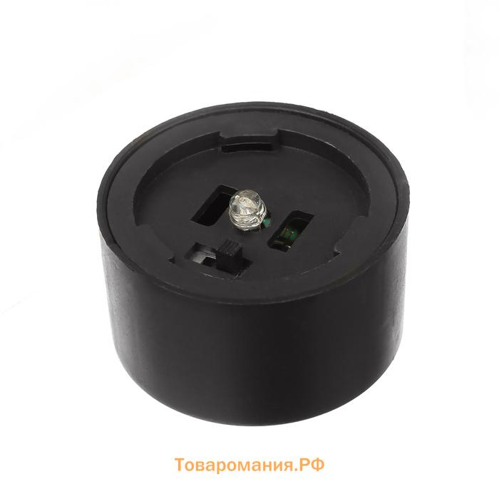 Садовый светильник на солнечной батарее «Трапеция», 4.5×30×4.5 см, 1 LED, свечение мульти (RGB)