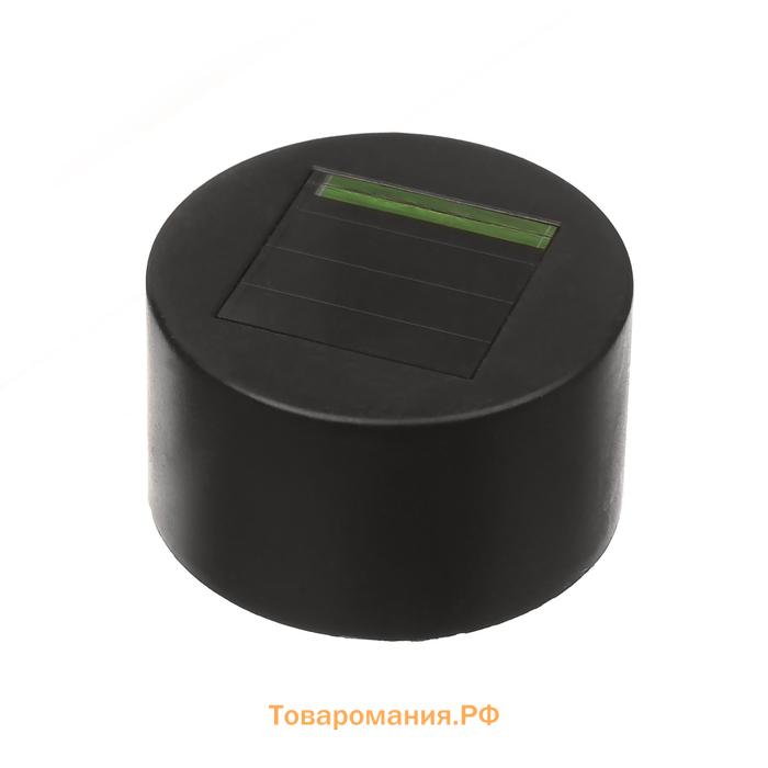 Садовый светильник на солнечной батарее «Трапеция», 4.5×30×4.5 см, 1 LED, свечение мульти (RGB)