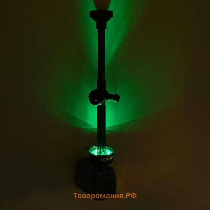 Фонтан садовый с подсветкой LED-3800FP, 40 Вт, h=2 м, 2000 л/ч, 15 LED-ламп