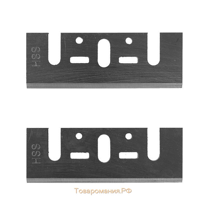 Ножи для электрорубанка ТУНДРА, HSS, 82 x 29 мм, 2 шт.