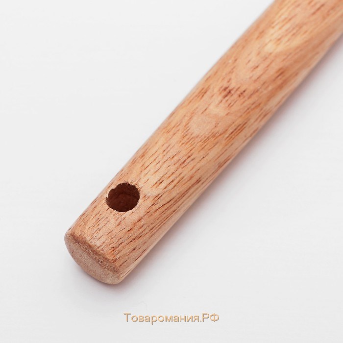 Ложка гарнирная «Бамбук», силикон, 34 см, цвет МИКС