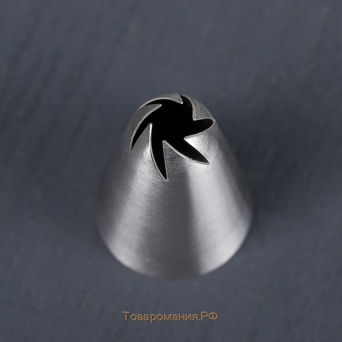 Насадка кондитерская «Закрытая роза», d=3 см, выход 0,7 см, нержавеющая сталь