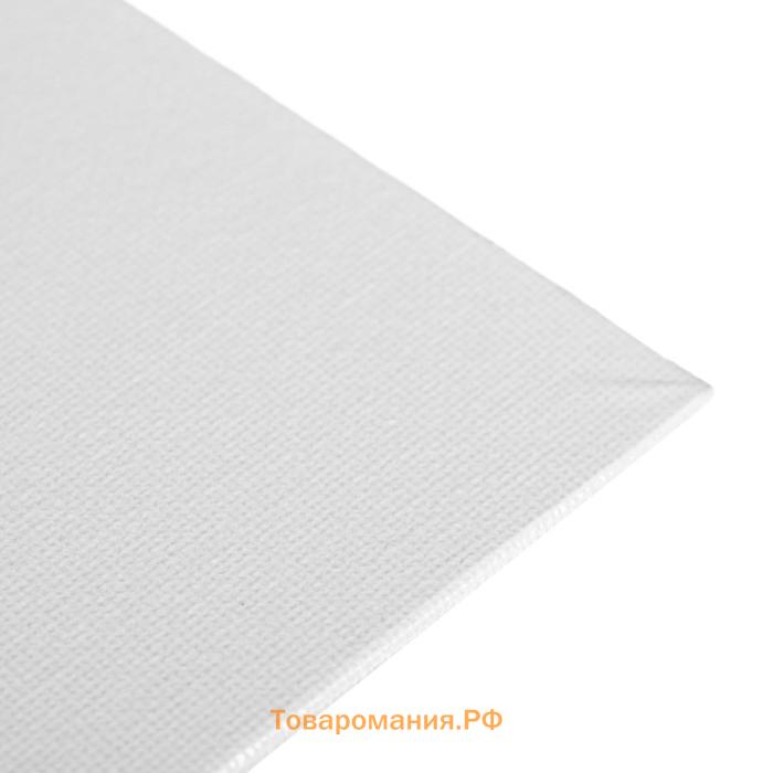 Холст на картоне 40 х 40 см, хлопок 100%, толщина 3 мм, акриловый грунт, мелкозернистый, ЗХК "Сонет"