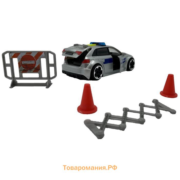 Полицейская машинка Audi RS3 фрикционная, 15 см