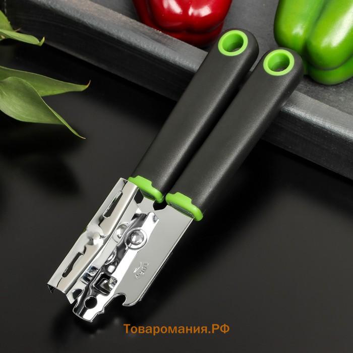 Нож консервный  Lime, 20×5 см, чёрный