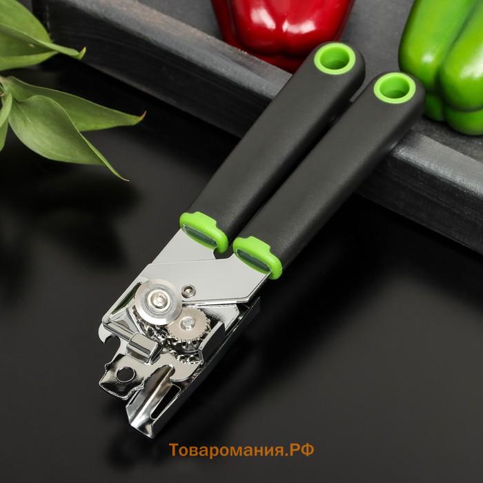 Нож консервный  Lime, 20×5 см, чёрный