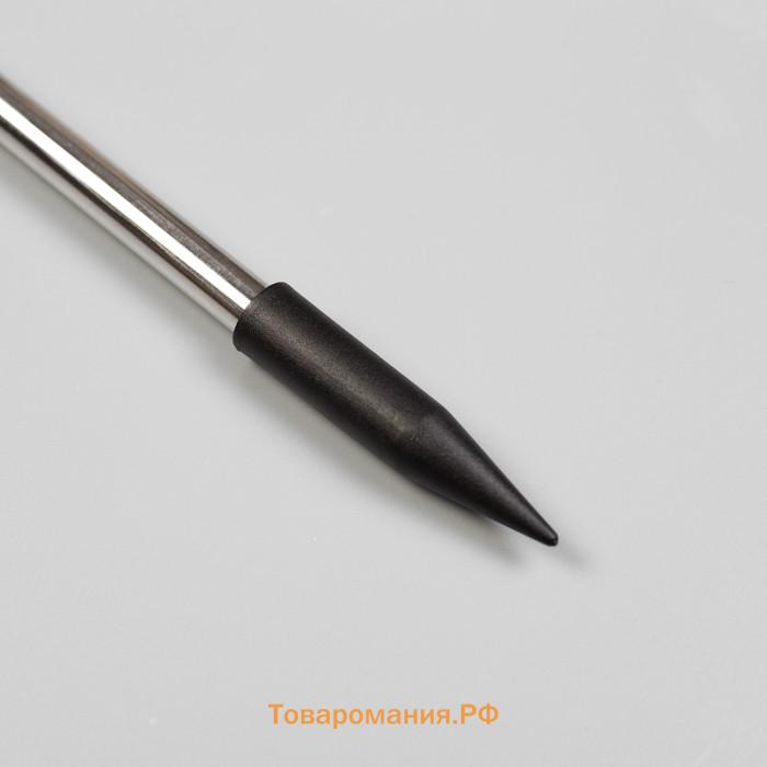 Садовый светильник на солнечной батарее «Хризантема жёлтая», 80 см, 1 LED, свечение белое