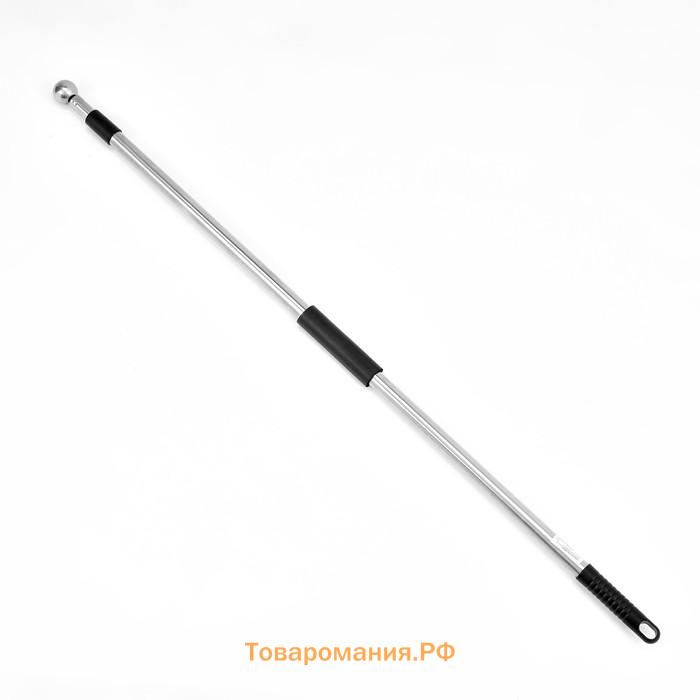Флагшток древко для флага, 2 м, выдвижной телескопический, d=2.15 см