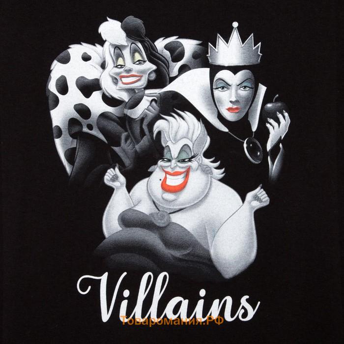 Футболка "Villains" Злодейки, черный