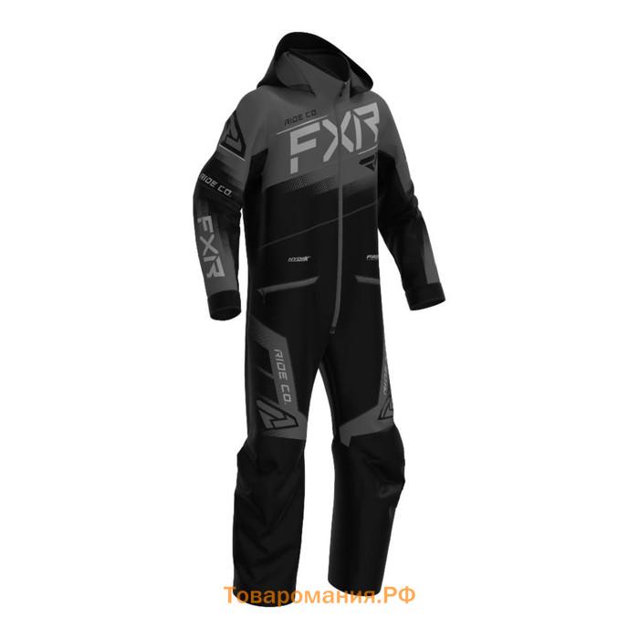 Комбинезон детский FXR Boost, с утеплителем, мальчик, размер XS, чёрный