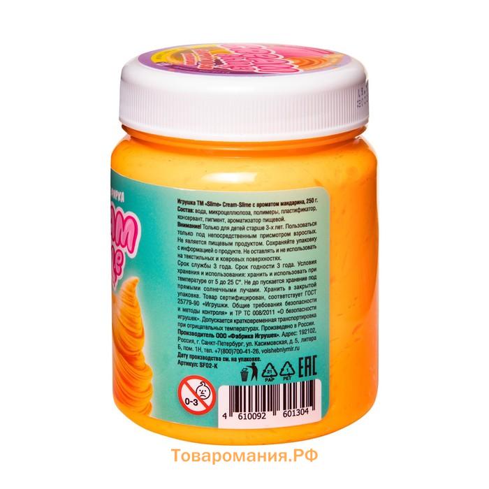Слайм Cream-Slime с ароматом мандарина, 250 г
