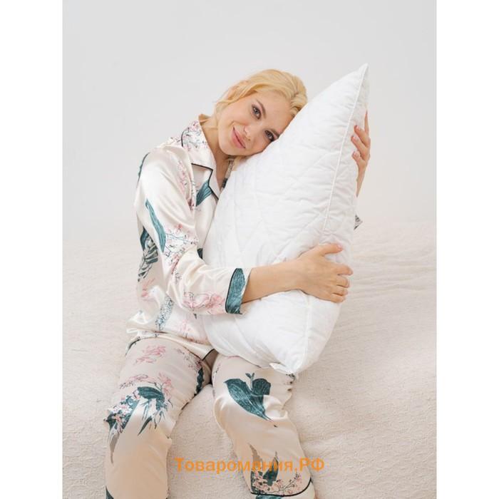Подушка стёганная «Очарование», размер 40x60 см, искусственный лебяжий пух