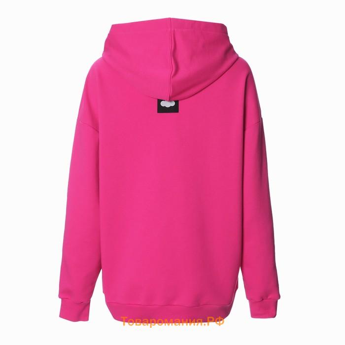 Толстовка женская KAFTAN Чебурашка размер 52-54, розовый