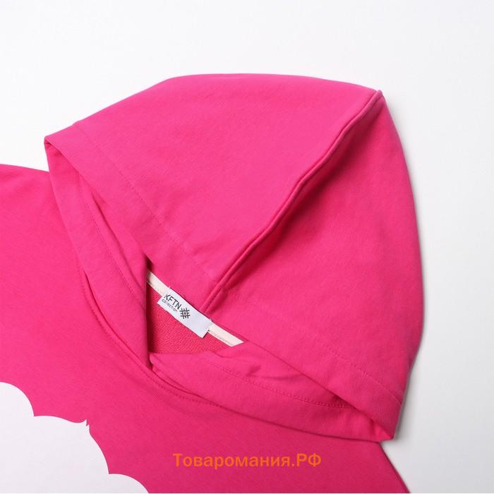 Толстовка женская KAFTAN Чебурашка размер 52-54, розовый