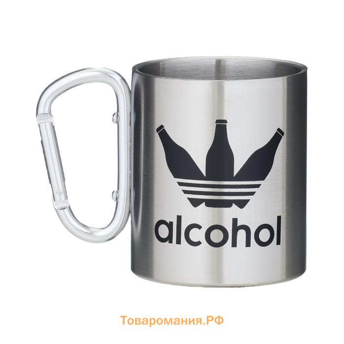 Термокружка с карабином Alcohol, 300 мл