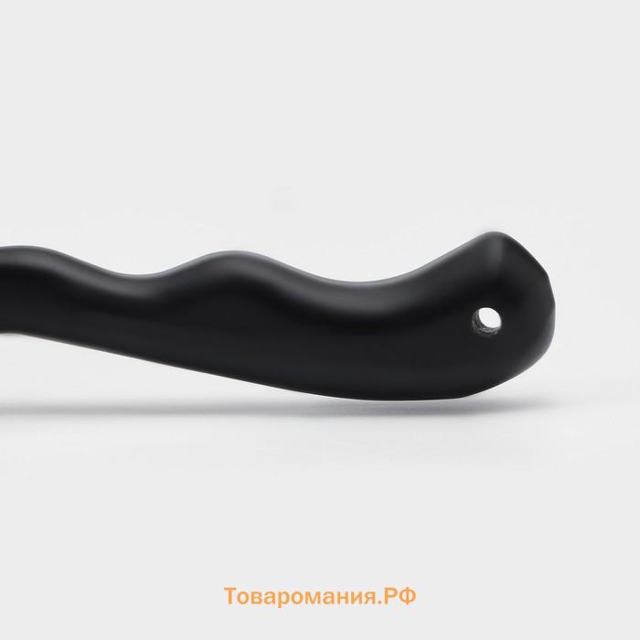 Совок Magistro Alum black, 520 мл, 27 см, чёрные