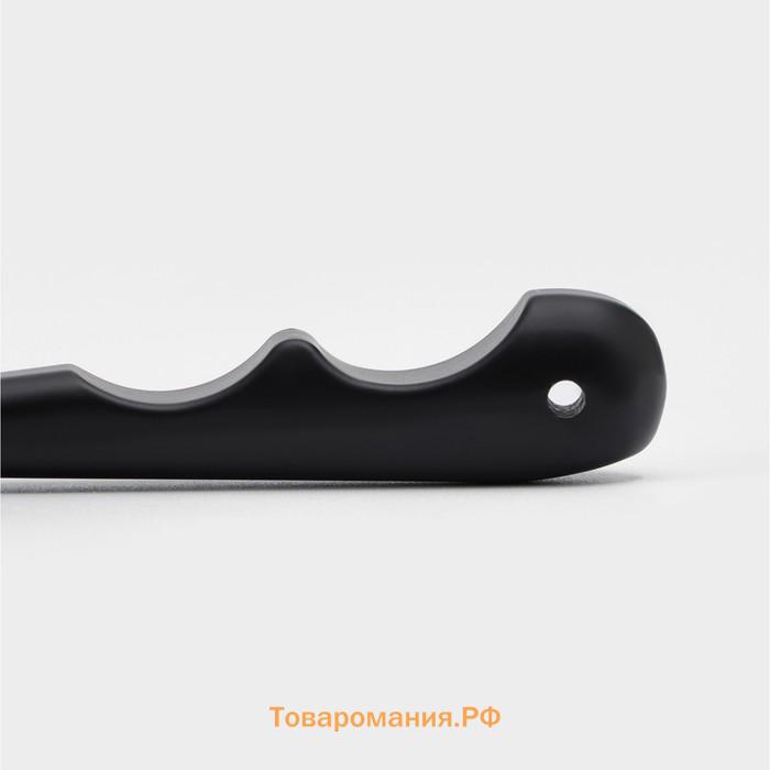 Совок Magistro Alum black, 600 мл, 30.5 см, чёрные