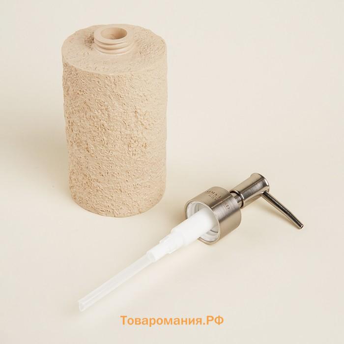 Аксессуары для ванной SL Home, 4 предмета, дозатор, мыльница, стакан, ёрш