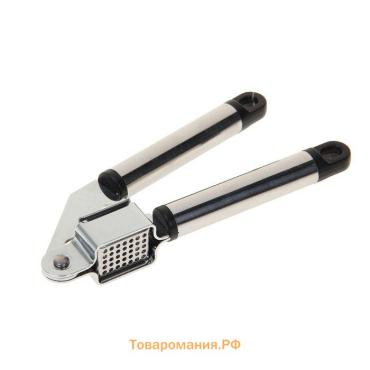 Пресс для чеснока  «Помощник», 18 см, серебристый