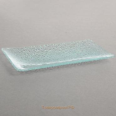 Блюдо сервировочное  «Акцент», 15.5×10.5 см, стекло