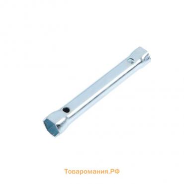 Ключ торцевой трубчатый ТУНДРА, оцинкованный, 14 х 15 мм