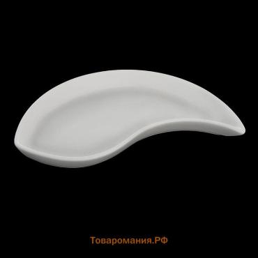 Блюдо Wilmax, 23×12 см, фарфор, белое