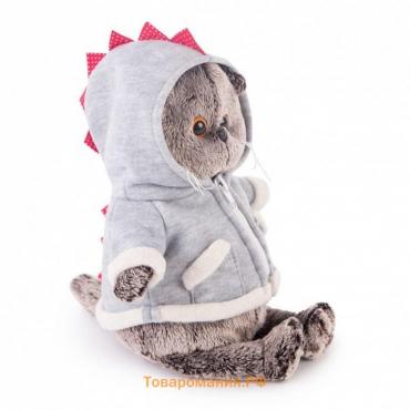 Мягкая игрушка «Кот Басик», в толстовке дракончик, 19 см, МИКС