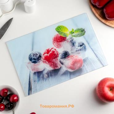 Доска разделочная  «Ледяная свежесть», 30×20 см
