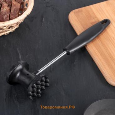 Молоток для мяса  «Овал», 25 см, чёрный