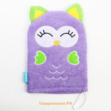 Игрушка-мочалка для купания, детская «Совёнок» из махры