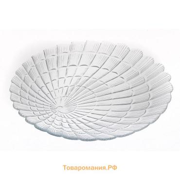Блюдо сервировочное Paşabahçe Atlantis, d=19 см, стекло, прозрачное