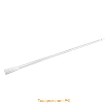 Карниз для ванной , телескопический, 110-200 см, белый