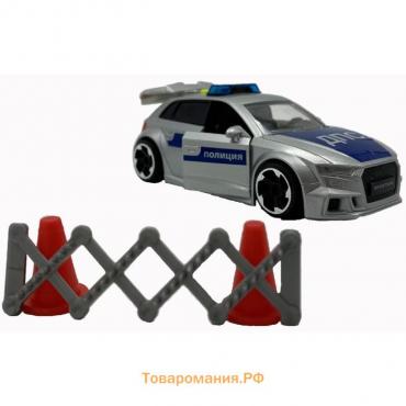Полицейская машинка Audi RS3 фрикционная, 15 см