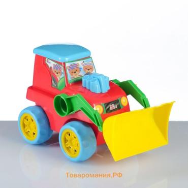 Трактор, 17×9×11 см, пластиковый, МИКС