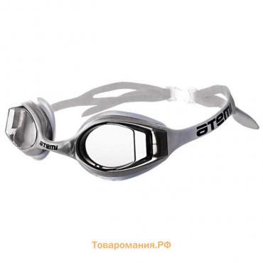 Очки для плавания Atemi N8402, силикон, цвет серебро