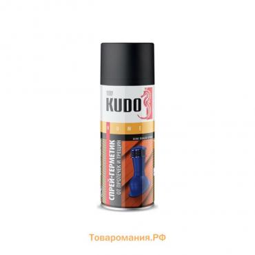 Спрей-герметик KUDO KU-H301, черный, 520 мл
